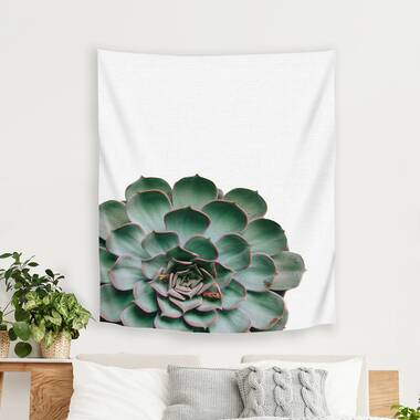 The Twillery Co. Strecker Nuada Succulent Plant Tapestry Wayfair